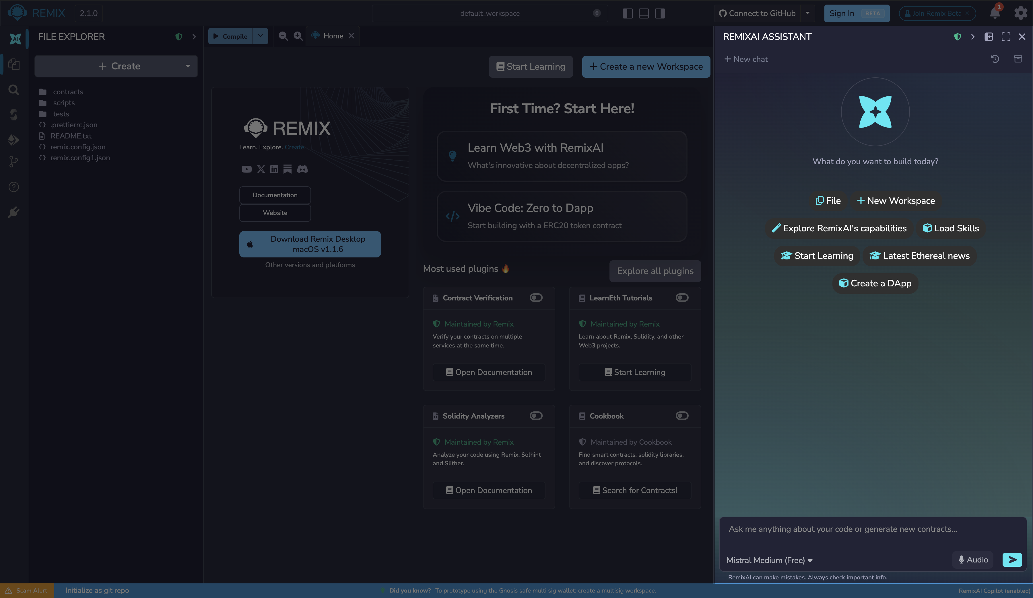 RemixAI Assistant Right Side Panel