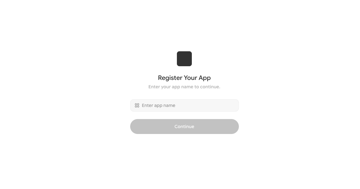 App name entry on the Base Developer Portal
